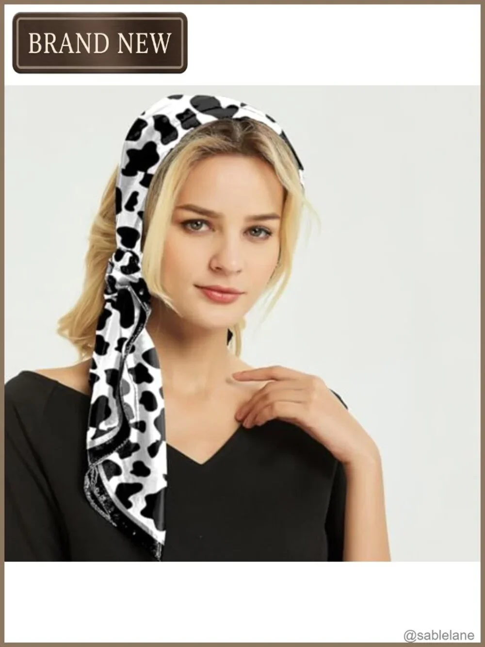 Silk Feeling Satin Scarf Long Neck Scarf Hair Scarf Handbag Accessory Women